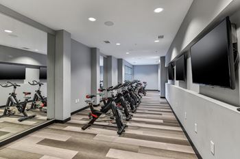 Fitness center with yoga/spin studio